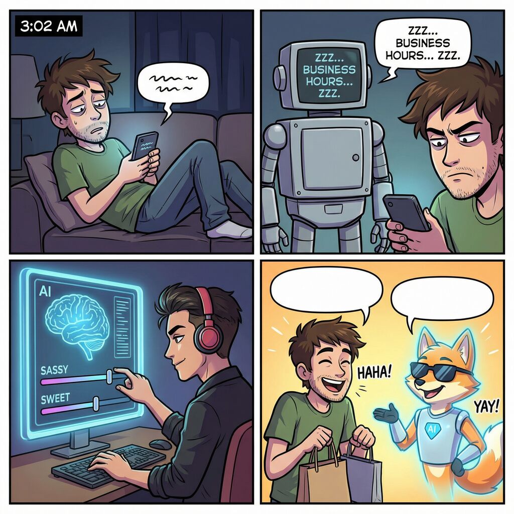 แอดมิน AI สายฮา: เปลี่ยนแชทบอททื่อๆ ให้กลายเป็นพนักงานขายสุดกวนที่ลูกค้าหลงรัก